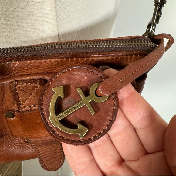 Harbour 2nd Luna Brown Leather Crossbody Bag - Picture 3 of 10